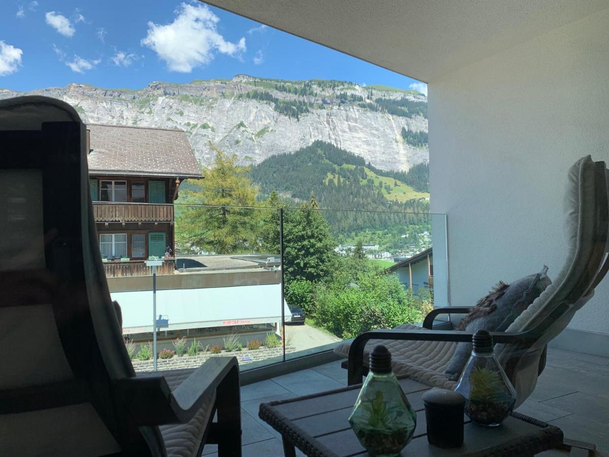 Montanas - Luxuswohnung Mit Kamin - Nahe Caumasee & Talstation Flims Dış mekan fotoğraf