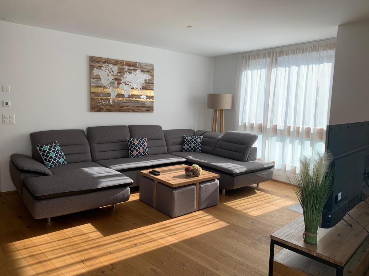 Montanas - Luxuswohnung Mit Kamin - Nahe Caumasee & Talstation Flims Dış mekan fotoğraf