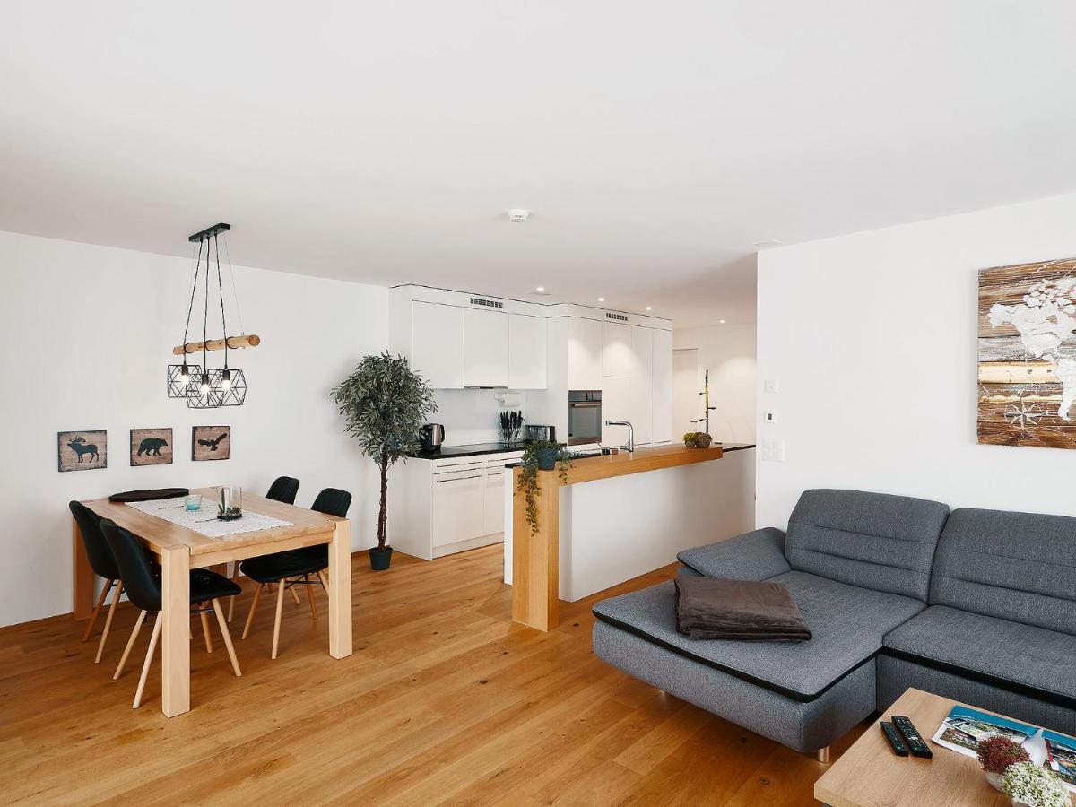 Montanas - Luxuswohnung Mit Kamin - Nahe Caumasee & Talstation Flims Dış mekan fotoğraf